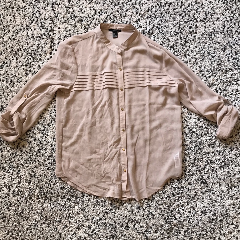 Forever 21 button down blouse size large